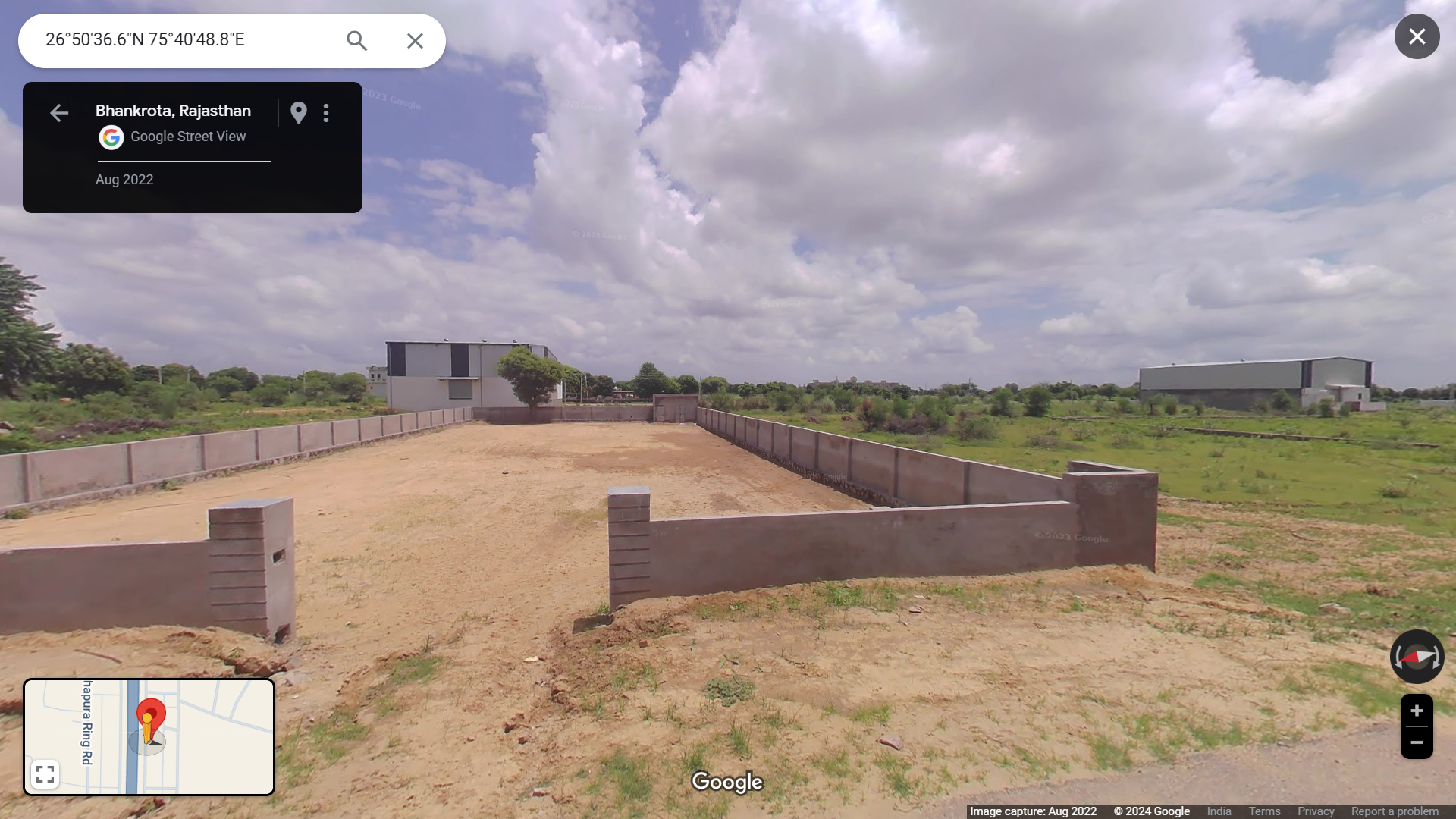 To Let 1250 sq meter plot for Rent on inner ring road, mahapura, near ajmer road for warehouse, etc-Others-Jaipur